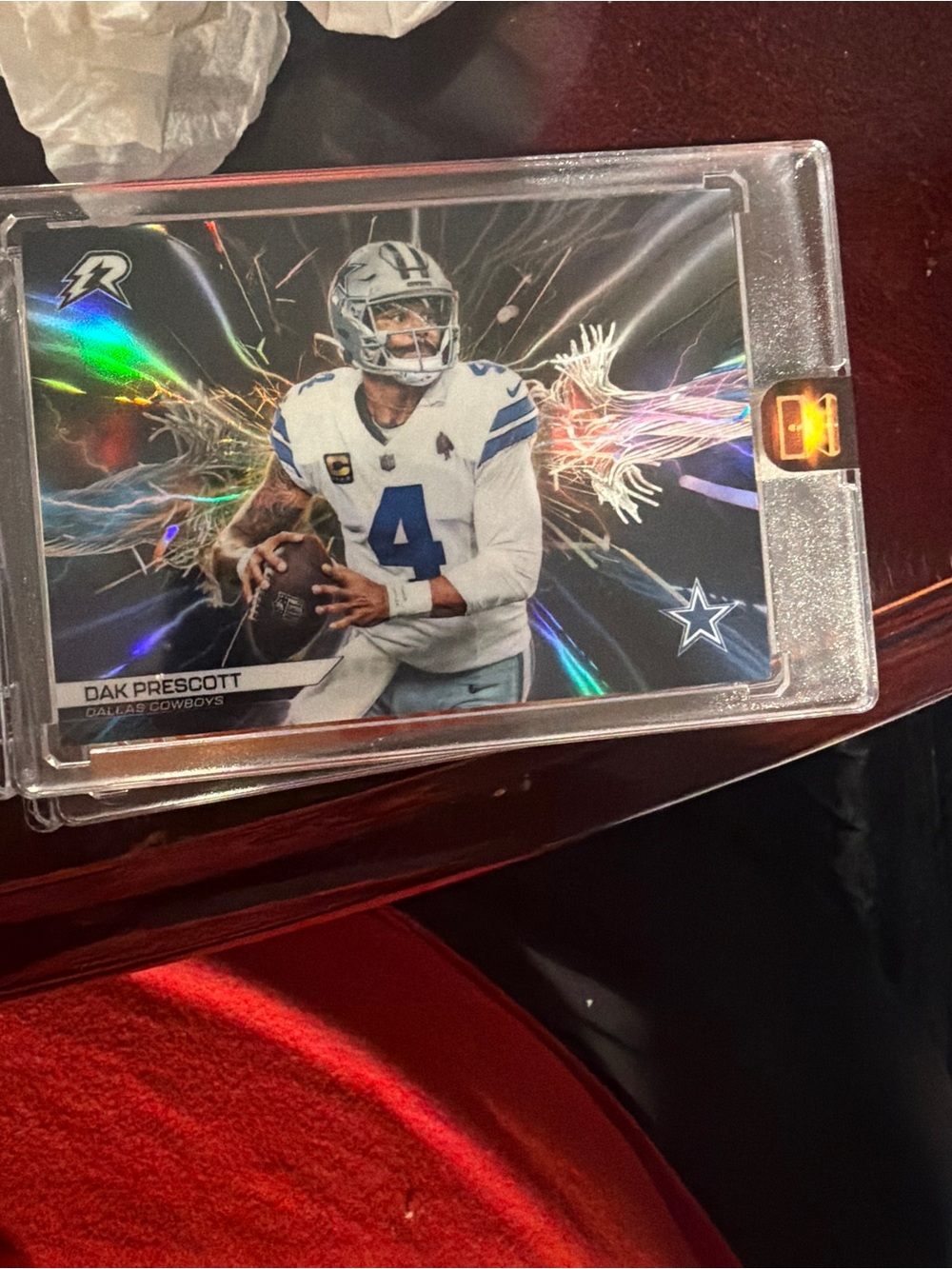 Football Trading Card Protective Case - Clear